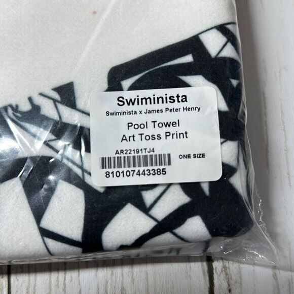 Swiminista James Peter Henry Pool Towel Art Toss Print Limited edition - Picture 2 of 4